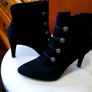 Faux Suede Ankle Boots